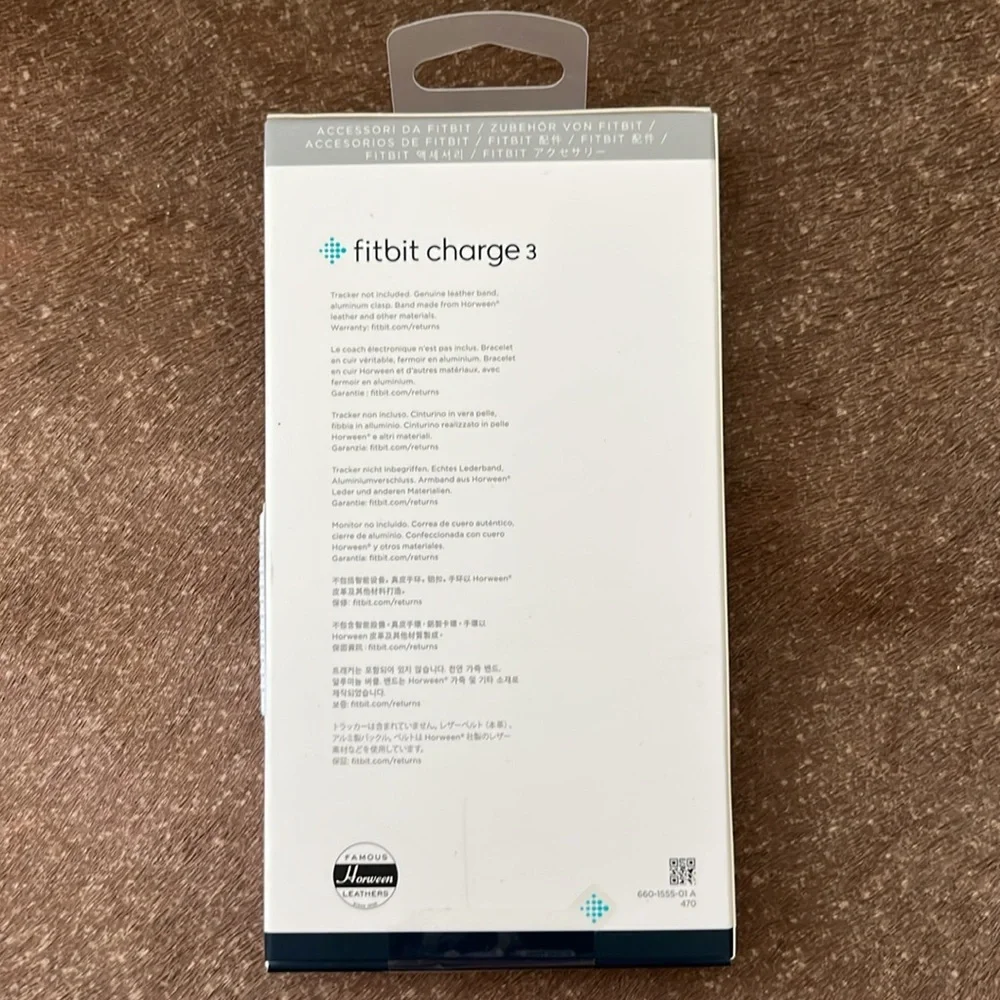 Fitbit Charge 3 Horween Leather Band
